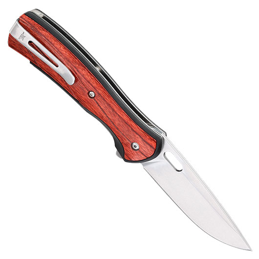 Buck Einhandmesser 346 Vantage Large mit Holzgriffschalen inkl. Grtelclip Bild 1