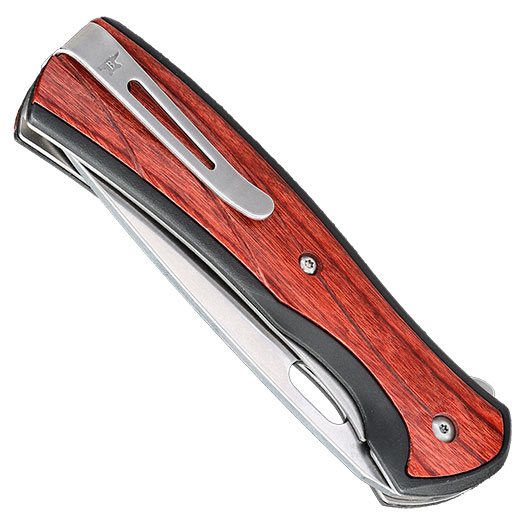 Buck Einhandmesser 346 Vantage Large mit Holzgriffschalen inkl. Grtelclip Bild 5