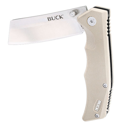 Buck Einhandmesser 252 Trunk khaki/silber inkl. Grtelclip Bild 3