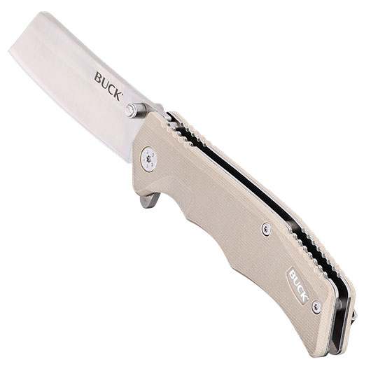 Buck Einhandmesser 252 Trunk khaki/silber inkl. Grtelclip Bild 6