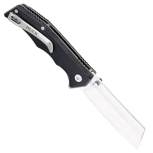 Buck Einhandmesser 252 Trunk schwarz/silber inkl. Grtelclip Bild 1