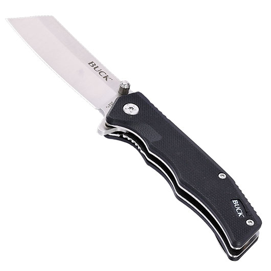 Buck Einhandmesser 252 Trunk schwarz/silber inkl. Grtelclip Bild 2