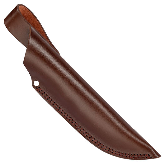 Helle Outdoormesser Utvaer braun/silber inkl. Lederscheide Bild 6