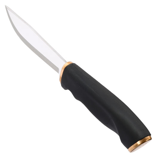 Marttiini Outdoormesser Skinner schwarz/silber inkl. Lederscheide Bild 5