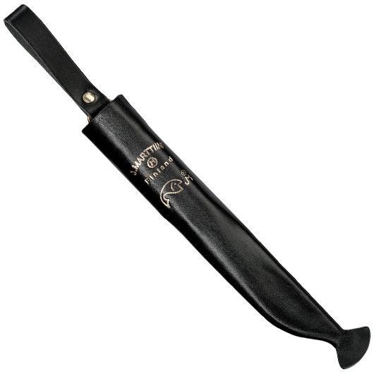 Marttiini Outdoormesser Skinner schwarz/silber inkl. Lederscheide Bild 6