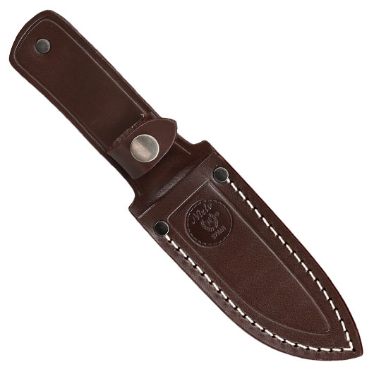 Nieto Outdoormesser Patrol braun/silber inkl. Lederscheide Bild 5