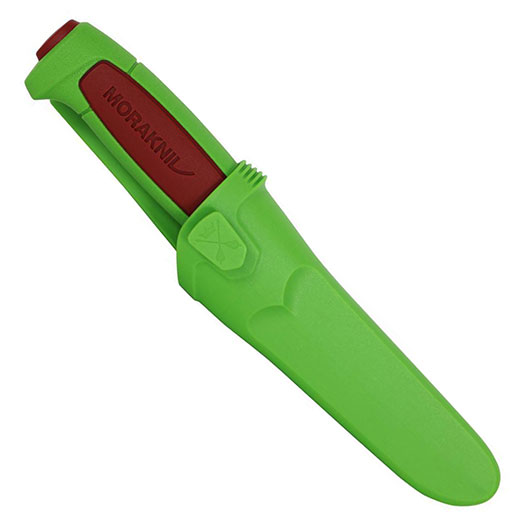 Morakniv Grtelmesser Basic 546 grn/rot inkl. Kunststoffscheide Bild 1