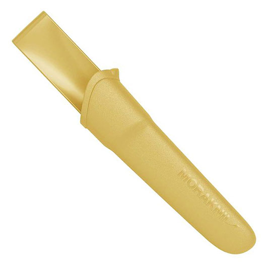 Morakniv Grtelmesser Companion Spark gelb inkl. Kunststoffscheide & Feuerstahl Bild 3
