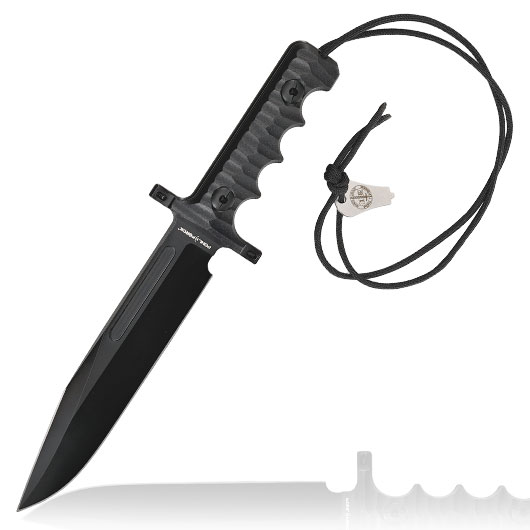 Pohl Force Grtelmesser Quebec Two BK schwarz inkl. Kydexscheide
