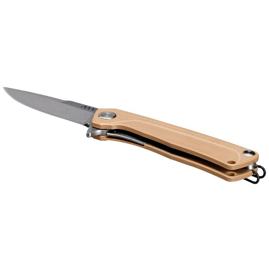 ANV Knives Einhandmesser Z100 BB G10 Sleipner Stahl coyote/stonewash inkl. Grtelclip Bild 2