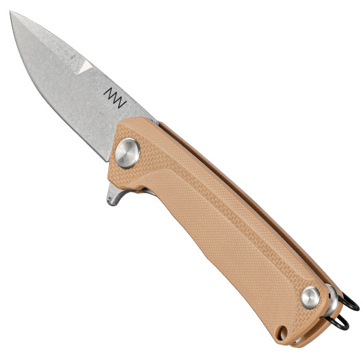 ANV Knives Einhandmesser Z100 BB G10 Sleipner Stahl coyote/stonewash inkl. Grtelclip Bild 6