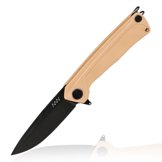 ANV Knives Einhandmesser Z100 BB G10 Sleipner Stahl coyote inkl. Grtelclip