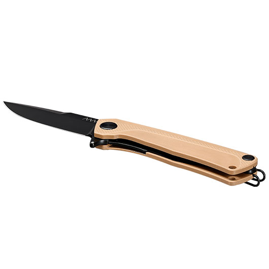 ANV Knives Einhandmesser Z100 BB G10 Sleipner Stahl coyote inkl. Grtelclip Bild 2