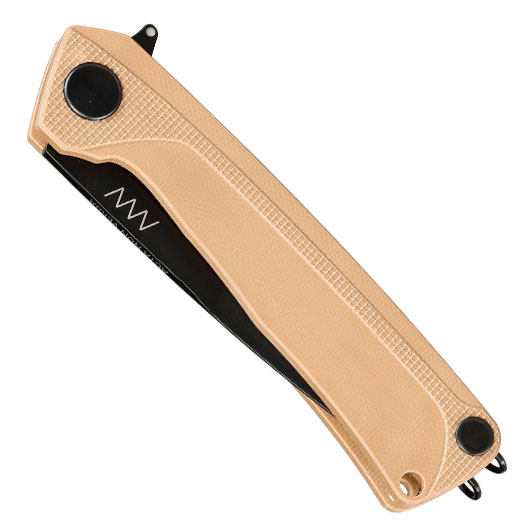 ANV Knives Einhandmesser Z100 BB G10 Sleipner Stahl coyote inkl. Grtelclip Bild 4