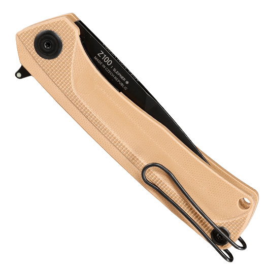 ANV Knives Einhandmesser Z100 BB G10 Sleipner Stahl coyote inkl. Grtelclip Bild 5
