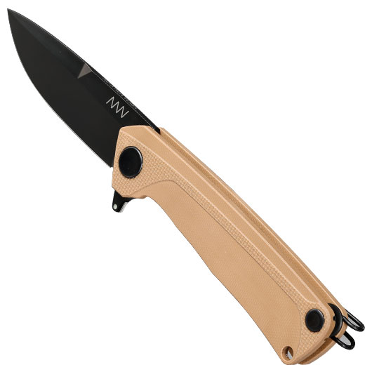 ANV Knives Einhandmesser Z100 BB G10 Sleipner Stahl coyote inkl. Grtelclip Bild 6