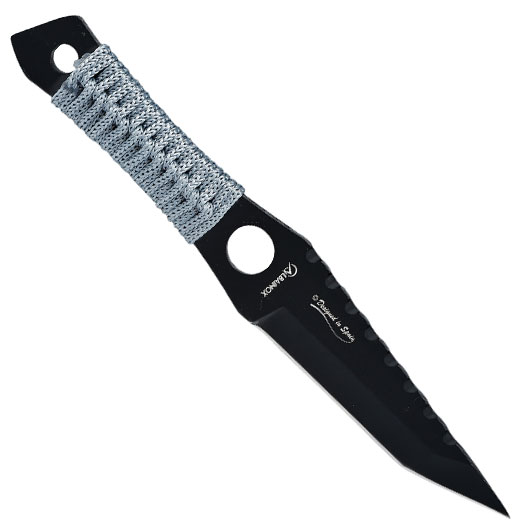 Wurfmesserset Skull 3-teilig schwarz/grau inkl. Nylonscheide Bild 2