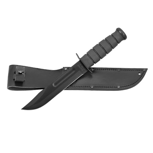 KA-BAR Grtelmesser USMC schwarz inkl. Lederscheide Bild 3