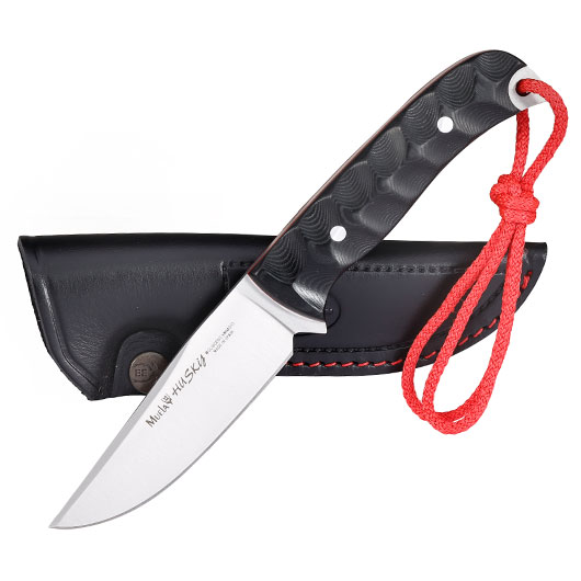 Muela Outdoormesser Husky Micarta grau inkl. Lederscheide Bild 3