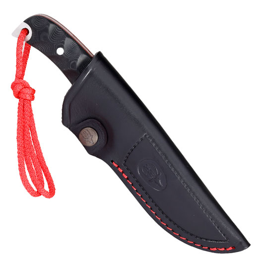 Muela Outdoormesser Husky Micarta grau inkl. Lederscheide Bild 4