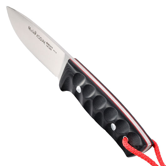 Muela Outdoormesser Kodiak Canvas Micarta schwarz inkl. Lederscheide Bild 6
