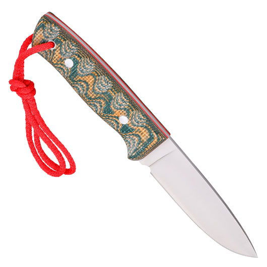 Muela Outdoormesser Kodiak Canvas Micarta grn inkl. Lederscheide Bild 1
