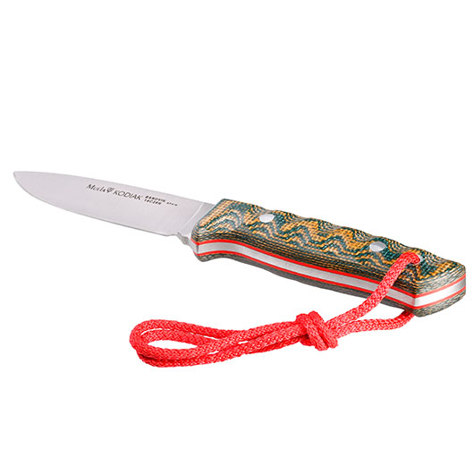 Muela Outdoormesser Kodiak Canvas Micarta grn inkl. Lederscheide Bild 2