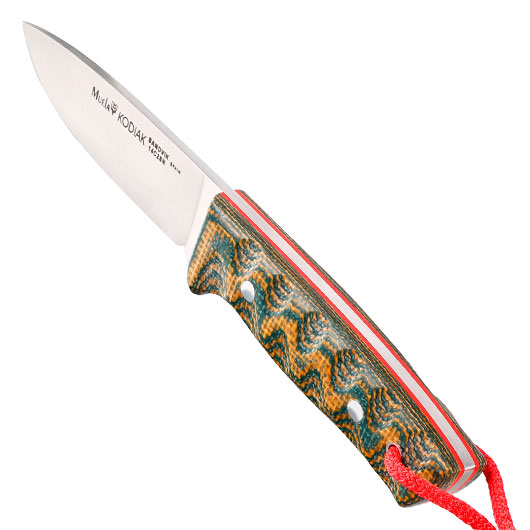 Muela Outdoormesser Kodiak Canvas Micarta grn inkl. Lederscheide Bild 6