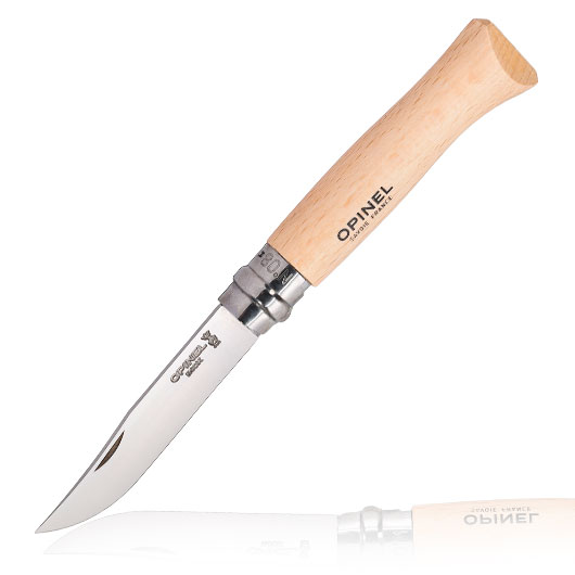 Opinel Taschenmesser Geschenkset No 08 Buchenholz inkl. Etui