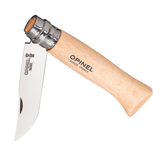 Opinel Taschenmesser Geschenkset No 08 Buchenholz inkl. Etui Bild 2