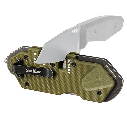 Smith`s Messerschrfer Tactical Pocket Pal oliv inkl, Grtelclip und Glasbrecher