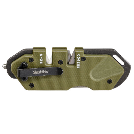 Smith`s Messerschrfer Tactical Pocket Pal oliv inkl, Grtelclip und Glasbrecher Bild 2