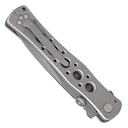 CJH Einhandmesser Titan grau inkl. Grtelclip Bild 5