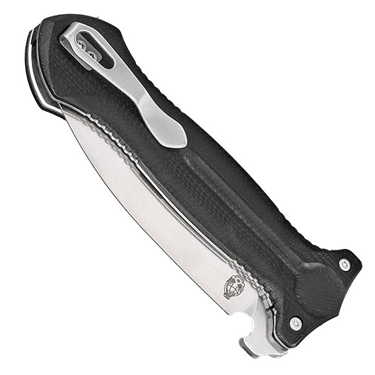 Bker Plus Einhandmesser Cheus VG-10 Stahl schwarz/silber inkl. Grtelclip und Nylonetui Bild 7