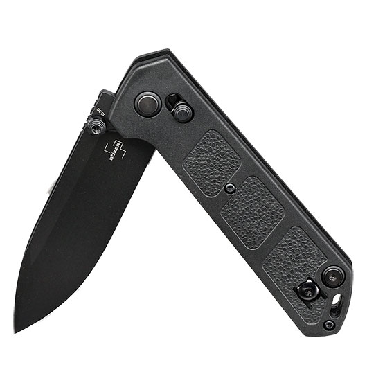 Bker Plus Einhandmesser Kihon DC 2.0 All Black D2 Stahl schwarz inkl. Grtelclip Bild 3
