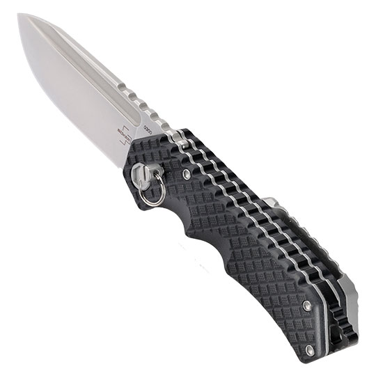 Bker Plus Taschenmesser Hermod Folder D2 Stahl schwarz/silber inkl. Grtelclip und Nylonetui Bild 8