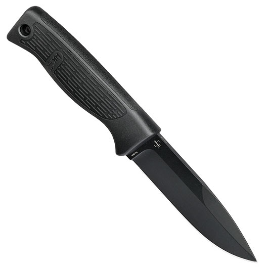 Heckler & Koch Outdoormesser MP7 PDK 14C28N Stahl schwarz inkl. Kydexscheide und Stahlclip Bild 1