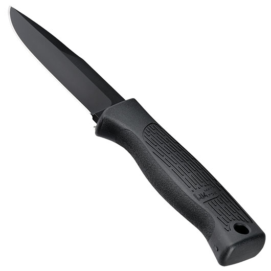 Heckler & Koch Outdoormesser MP7 PDK 14C28N Stahl schwarz inkl. Kydexscheide und Stahlclip Bild 2