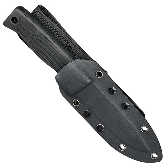 Heckler & Koch Outdoormesser MP7 PDK 14C28N Stahl schwarz inkl. Kydexscheide und Stahlclip Bild 4