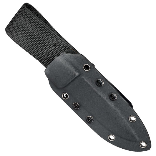 Heckler & Koch Outdoormesser MP7 PDK 14C28N Stahl schwarz inkl. Kydexscheide und Stahlclip Bild 5