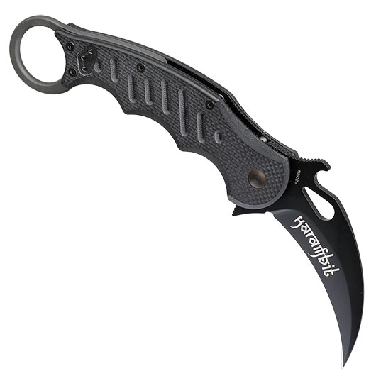 Fox Knives Karambit Messer 479 Folding N690 Stahl schwarz inkl. Grtelclip Bild 1