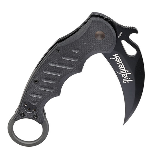 Fox Knives Karambit Messer 479 Folding N690 Stahl schwarz inkl. Grtelclip Bild 3