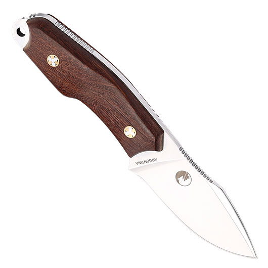 Bker Grtelmesser Arbolito El Hroe Bhler N695 Stahl Ebenholz inkl. Lederscheide Bild 1