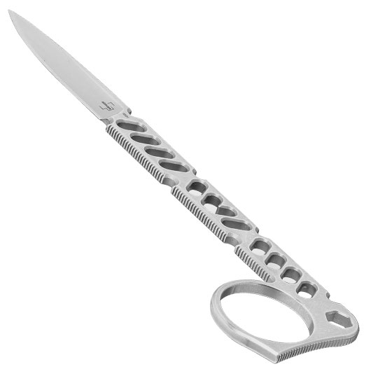 Bker Plus Neck Knife Sigurd 42 silber inkl. Kydexscheide und Grtelclip Bild 2