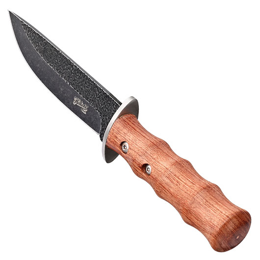 Herbertz Grtelmesser Cocobolo Black Stonewash inkl. Lederscheide Bild 6