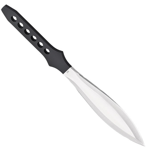 Herbertz Wurfmesser 26cm schwarz/silber inkl. Nylonscheide Bild 1