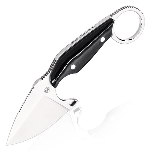 Magnum Grtelmesser Enki silber/schwarz inkl. Kydexscheide und Grteladapter