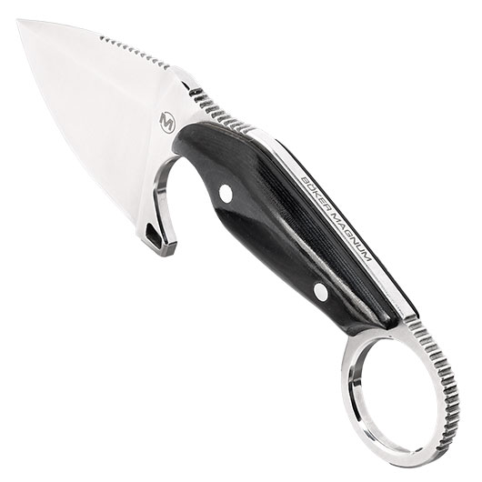 Magnum Grtelmesser Enki silber/schwarz inkl. Kydexscheide und Grteladapter Bild 6
