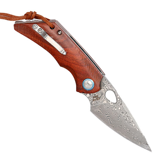 Herbertz Selektion Damast Einhandmesser Eisenholz inkl. Grtelclip Bild 1