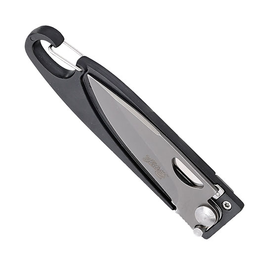 Herbertz Einhandmesser mit Rescue Tool schwarz inkl. Karabiner Bild 5
